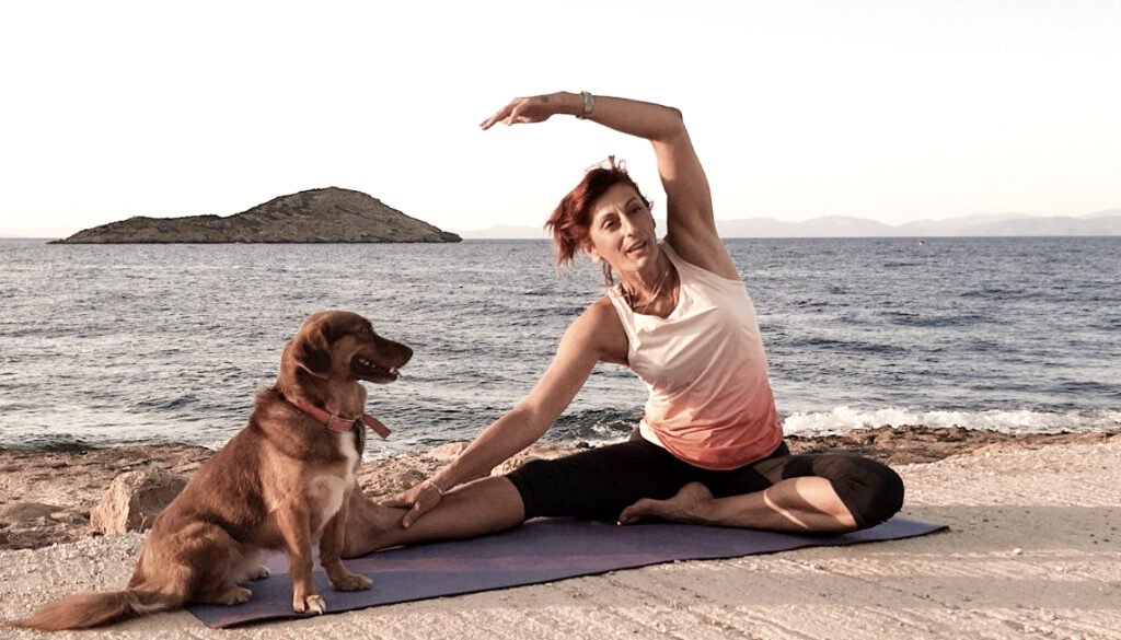 Therapeutic Yoga & Energy Release with Elena at Experimenta Art, Metaxourgeio — photograph